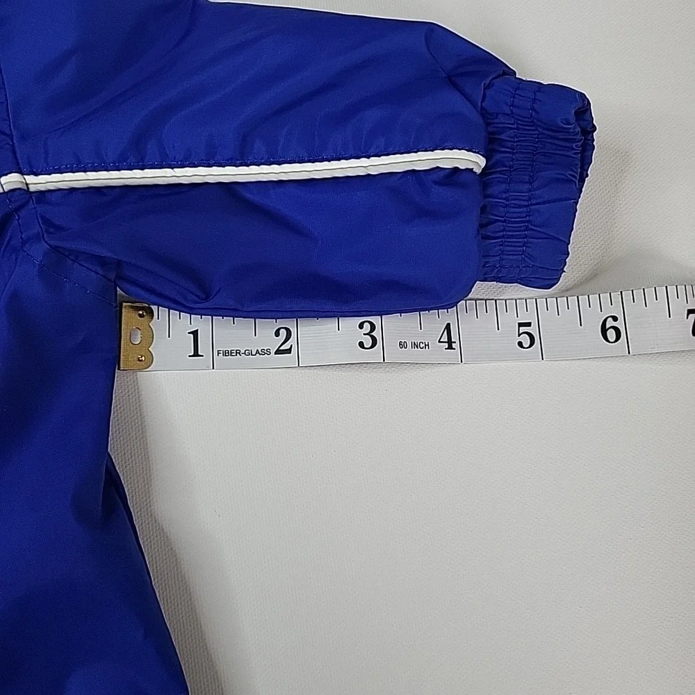OSHKOSH -‎ Hooded Windbreaker Jacket Full Zip Size 3-6mo Blue